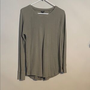 Olive Long Sleeve Eddie Bauer Women's Thermal Top